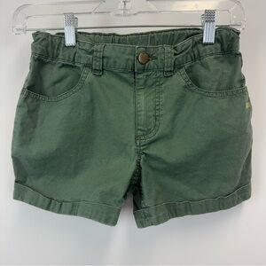 Carhartt Olive Green Stretch Adjustable Waist Shorts Girls Size 12